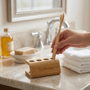 Toothbrush Holder with 4 Slots by Bamboo Switch