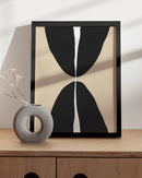 Black half circles