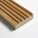 Topaz Glossy Fluted Thin Brick Tiles 2 1/4x7 9/16