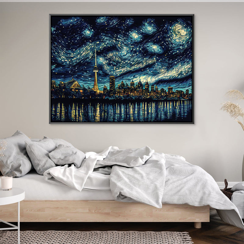 Toronto Starry Night Canvas