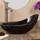 Handcrafted White Turkish Marble Asymmetric Vessel Bathroom Sink