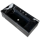 GMStone Luxury Black Marble Wall Mount Bathroom Sink Vanity