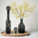 GobekUsa Leopard Print Glass Vase: Stylish Terrarium & Home Decor Accessory
