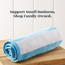 Cotton Velour Cabana Stripe Beach Towel - Novia Collection by Great Bay Home