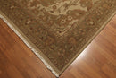 6' x 9' New Hand knotted Wool Oriental Area Rug Beige