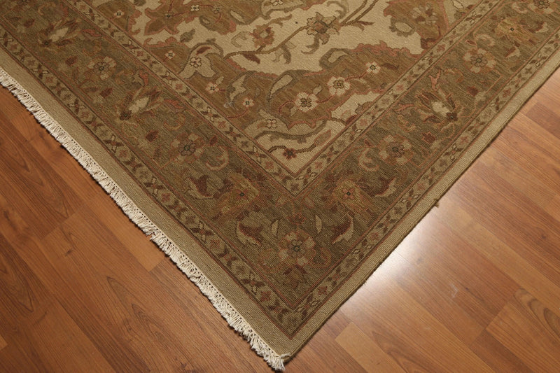 6' x 9' New Hand knotted Wool Oriental Area Rug Beige