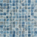 Tourmaline Blend Glossy 1x1 Glass Mosaics 12x18