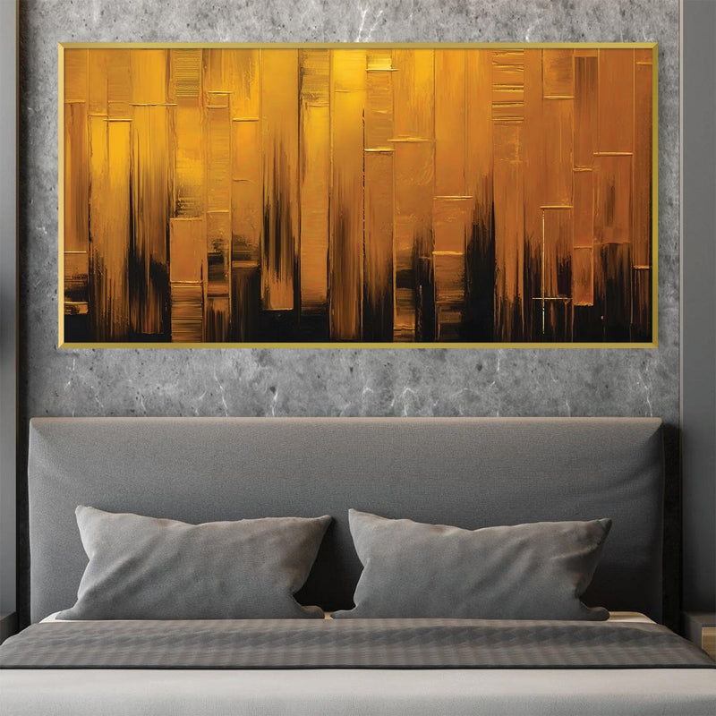 Towered Abstract Canvas