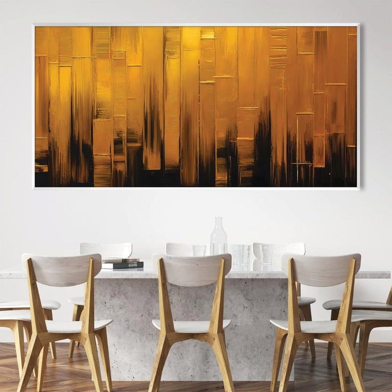 Towered Abstract Canvas