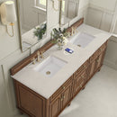 James Martin Lorelai 72" Double Bathroom Vanity, Mid-Century Walnut