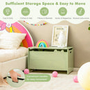 Wooden Kids Toy Box with Safety Hinge by LJGDeals
