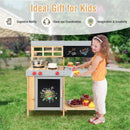Outdoor Kid's Mud Kitchen Set with Detachable Water Box for Toddlers Over 3 by LJGDeals