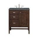 James Martin Addison 30" Single Bathroom Vanity, Mid-Century Acacia