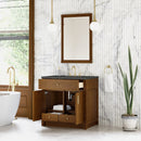 James Martin Bellshire 36" Single Bathroom Vanity, Honey Oak