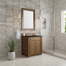 James Martin Bristol 30" Single Bathroom Vanity, Saddle Brown