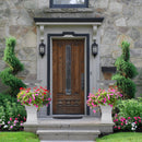 Modern Square Cast Aluminum 40-in Bird Bath and Planter Vase Combo