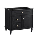 James Martin Lorelai 36" Single Bathroom Vanity, Black Onyx