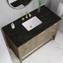 James Martin Emmeline 48" Single Bathroom Vanity, Pebble Oak
