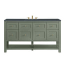 James Martin Breckenridge 60" Single Bathroom Vanity, Smokey Celadon