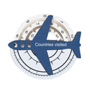 Travel Tracker 3D Colored Wooden World Map – Cruise