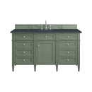 James Martin Brittany 60" Single Bathroom Vanity, Smokey Celadon