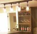 Mason Jar TRACK LIGHTING New Quarts Chain Trio by The Lamp Goods