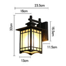 GobekUsa LED Wall Lamp: European Style Outdoor Waterproof Light for Garden, Balcony, and Courtyard
