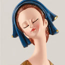 GobekUsa Cute Girls Storage Tray Resin Ornaments, Home Decor Crafts & Office Desk Figurines