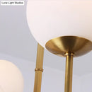 GobekUsa Opal Glass Globe Island Pendant Light - Traditional Brass Dining Room Hanging Lamp with 10 Lights