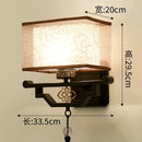GobekUsa Elegant Fabric Wall Lamp for Living Room Bedroom, Modern LED Lighting Fixtures