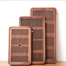 GobekUsa Bamboo Tea Tray Dual Purpose Kung Fu Tea Set Water Storage Tea Board