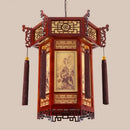 GobekUsa Bamboo Lantern Pendant Lights: Classical Beauty for Living or Dining Room Decor