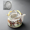Traditional chinese white porcelain tea pot – dining room decor by Decorbites