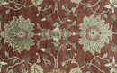 Traditional Design Red And Beige 8x10 Hand Knotted wool rug