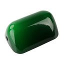 Traditional emerald green glass bankers lamp cover bedroom shade by Decorbites