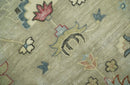 Traditional Floral 8x10 Beige Hand Tufted Oriental distressed wool area rug by The Rug Decor