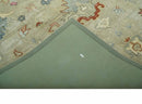 Traditional Floral 8x10 Beige Hand Tufted Oriental distressed wool area rug by The Rug Decor
