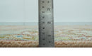 Traditional Floral Peach and Green Hand Knotted Custom Made wool area rug