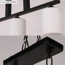 GobekUsa Frosted Glass Black Island Pendant Light Kit for Dining Room with 3 Lights - Traditional Style