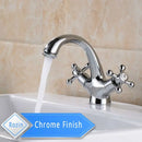 GobekUsa Gold Vessel Sink Mixer Tap Deck Mounted Basin Faucet Hot Cold Water Mixer