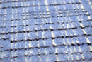 Blue and Ivory Hand Knotted Wool Area Rug 2x3 - Modern Style