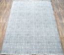 Gray Modern Abstract Design Wool And Viscose 5x8 Area Rug