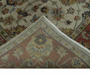 Traditional Heriz Design Beige And Brown  6x9 Hand Knotted Wool Area Rug
