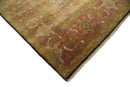 Traditional Rust Brown Heriz Hand Knotted Fine Wool Area Rug