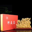 GobekUsa Eight Immortals Sculpture Decor, Lucky God of Wealth, Thuja Wood Carving Brand
