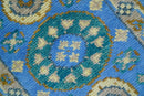 Traditional Khotan Design Blue 2x3 Wool Area Rug