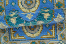 Traditional Khotan Design Blue 2x3 Wool Area Rug