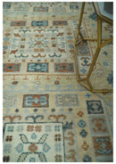 Traditional Mamluk Design Beige and Ivory Hand Knotted 8x10 wool area rug by The Rug Decor