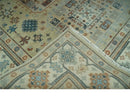Traditional Mamluk Design Beige and Ivory Hand Knotted 8x10 wool area rug by The Rug Decor