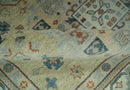 Traditional Mamluk Design Beige and Ivory Hand Knotted 8x10 wool area rug by The Rug Decor